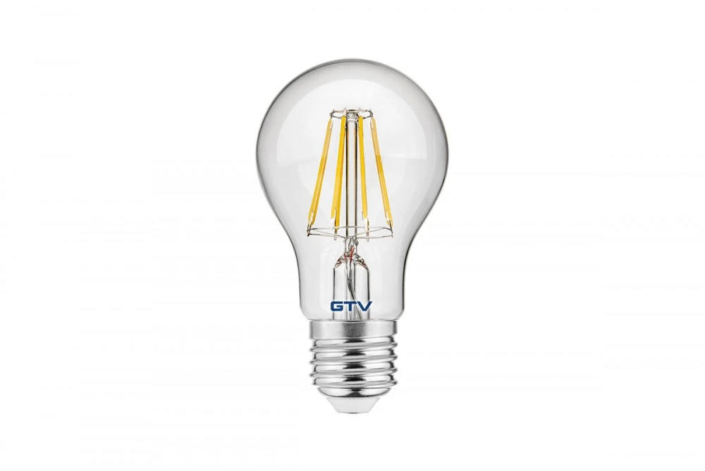 GTV LED ŠVIESOS šaltinis, FILAMENTAS, A-G, A60, 4000K, E27, 11W, AC180-250V, 360°, 1500lm, 96m