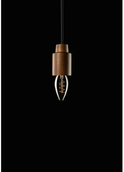 GTV LED LIGHT SOURCE, FILAMENT, SPIN, C35, E14, 3.0W, 165lm, 2200K, AC220-240V, 360°