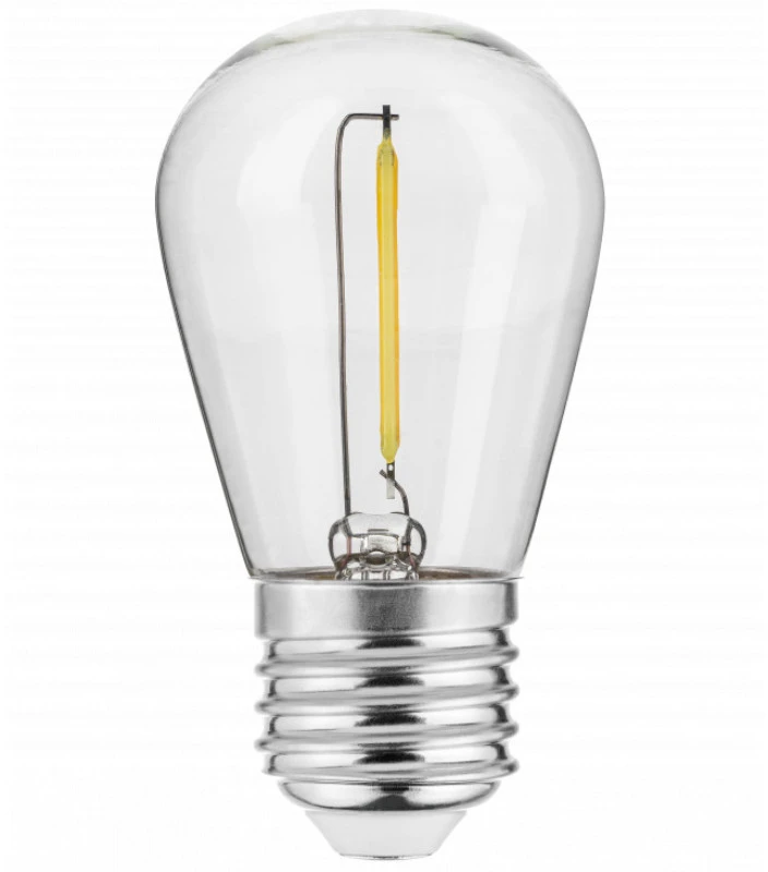 GTV LED ŠVIESOS šaltinis, FILAMENTAS, S14, 4000K, E27, 0,5W, AC220-240V, 360°, 50lm, 5mA