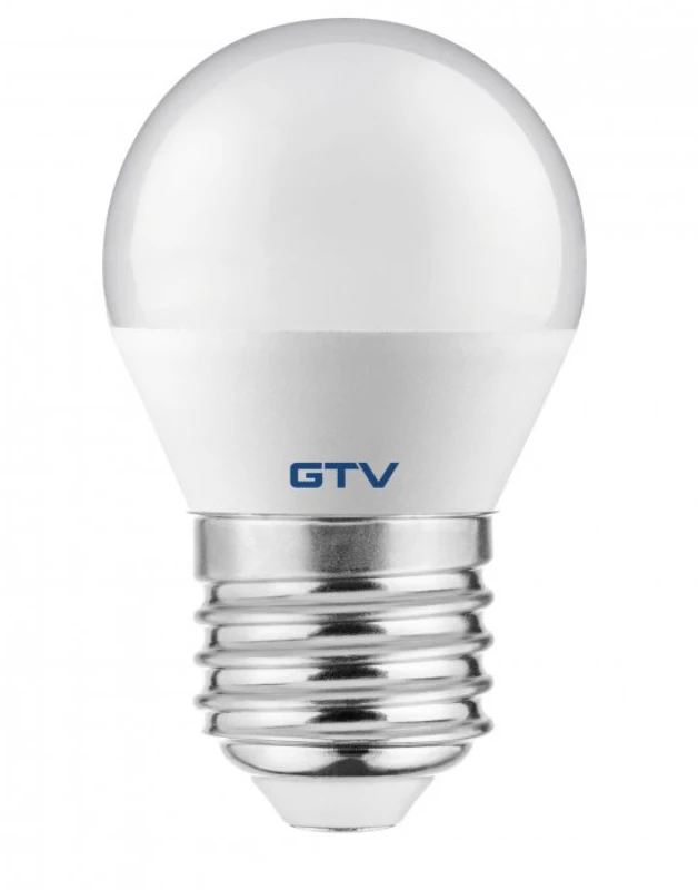 GTV LED lemputė, A-G, B45C, SMD 2835, 4000K, E27, 6,0W, AC180-250V, 160°, 520lm, 52mA