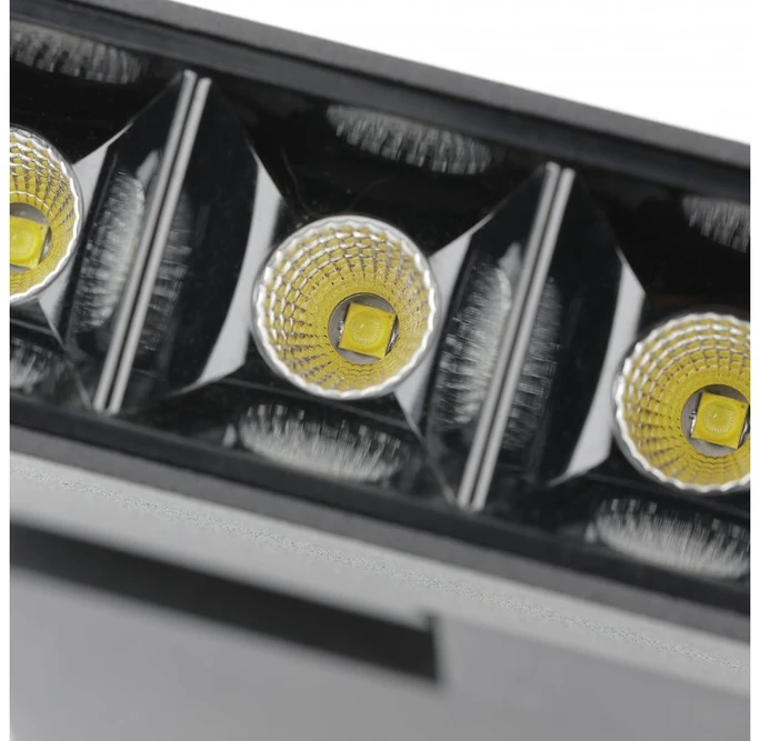 Pakabinamas šviestuvas GTV LED šviestuvas SIERRA,8W,720lm,AC220-240V,50/60 Hz,PF>0,5,Ra≥80,IP20,IK08,4000K,48°,juodas