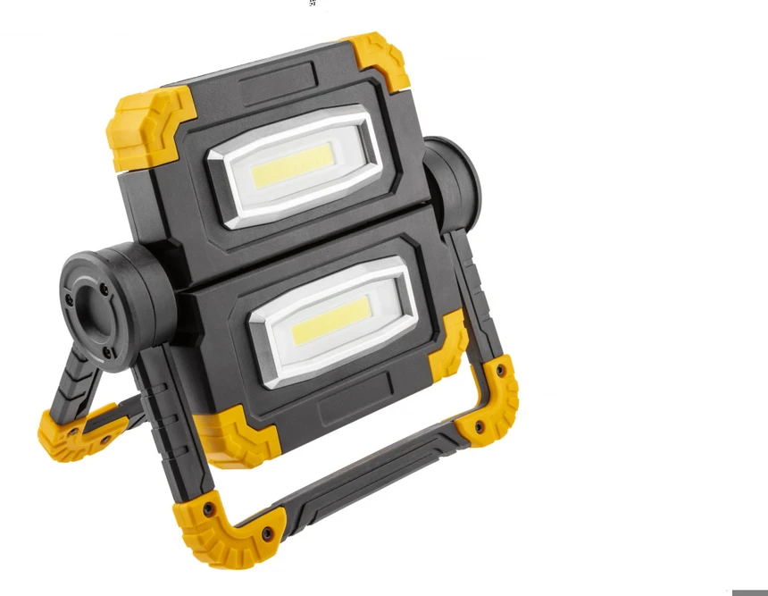 GTV WORKY LED floodlight, 2x10W COB, 1200lm, 6400K, Powerbank 5000mAh 5V 1A, USB-C, IP44