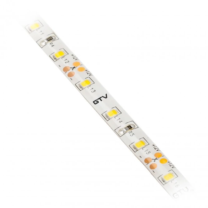 GTV Blykstės juosta 2835, 300 LED šaltai baltos spalvos, 30 W, atspari vandeniui 8 mm, ritinys
