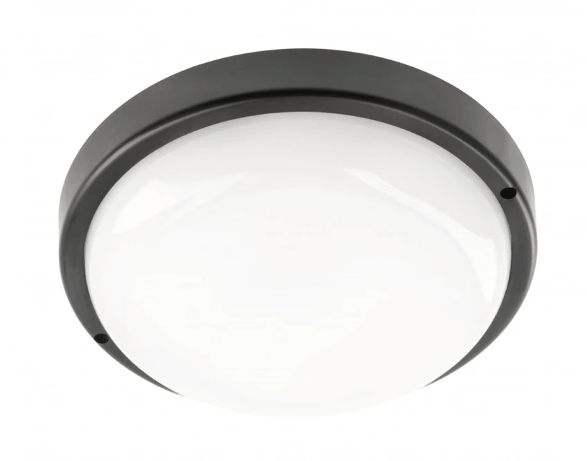 GTV KODO Ducted Luminaire, LED, 18W, 1620lm, 4000K, AC180-250V, IP54, IK08, Round, Juodas