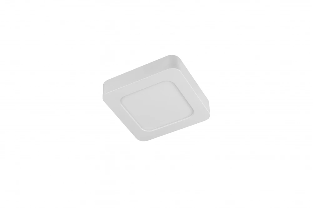 GTV MAXIS downlight, LED, 9W, 720lm, CCT, AC220-240V, IP44, recessed, square, baltas