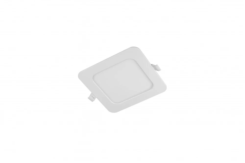 GTV MAXIS downlight, LED, 9W, 720lm, CCT, AC220-240V, IP44, recessed, square, baltas