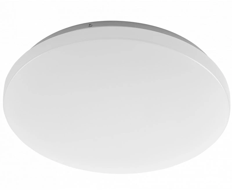 Sieninis šviestuvas GTV 12W LED plafonas SATURN, baltas, 4000K, su judesio davikliu, IP44