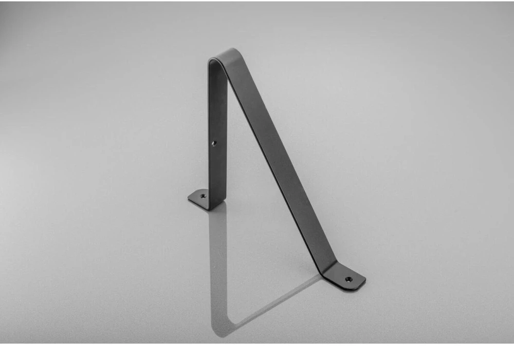 GTV Shelf support GALA, 25x22 cm, juodas mat