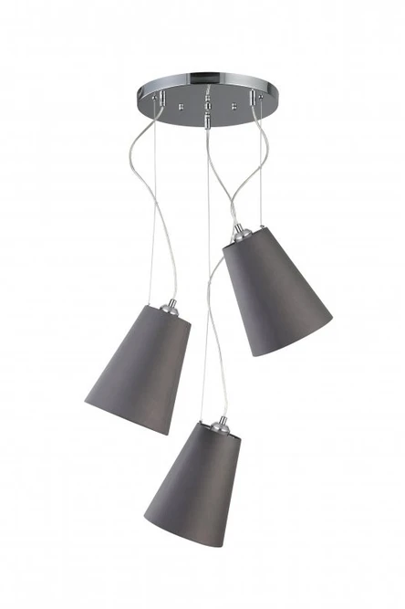 GTV Lubinis šviestuvas KASEL 3, 6229, AC220-240V, 50/60Hz, 3*E27, maks. 40W, vid. 46 cm, pilka