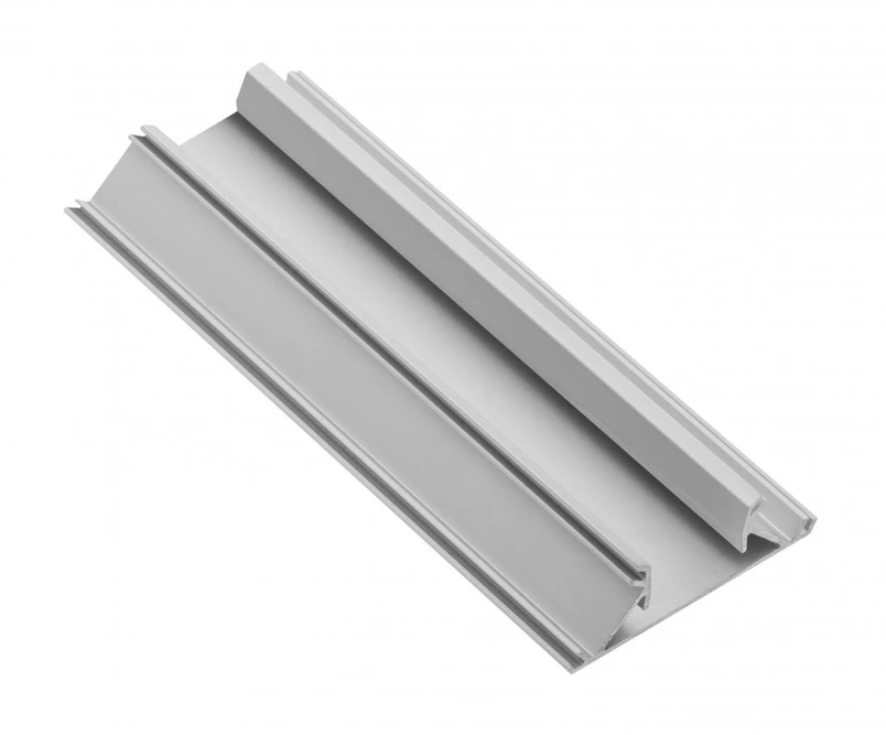 GTV LED pertvara iš aliuminio profilio, dygliuotas GLAX sidabro spalvos L=3007 mm