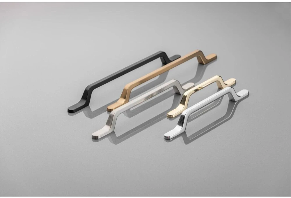 GTV Zamak handle FLAVIO C=96 mm auksinis brass