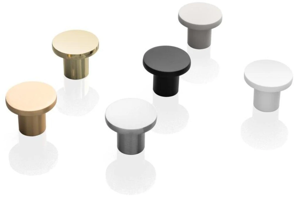 GTV SPOT inox knob - brushed steel