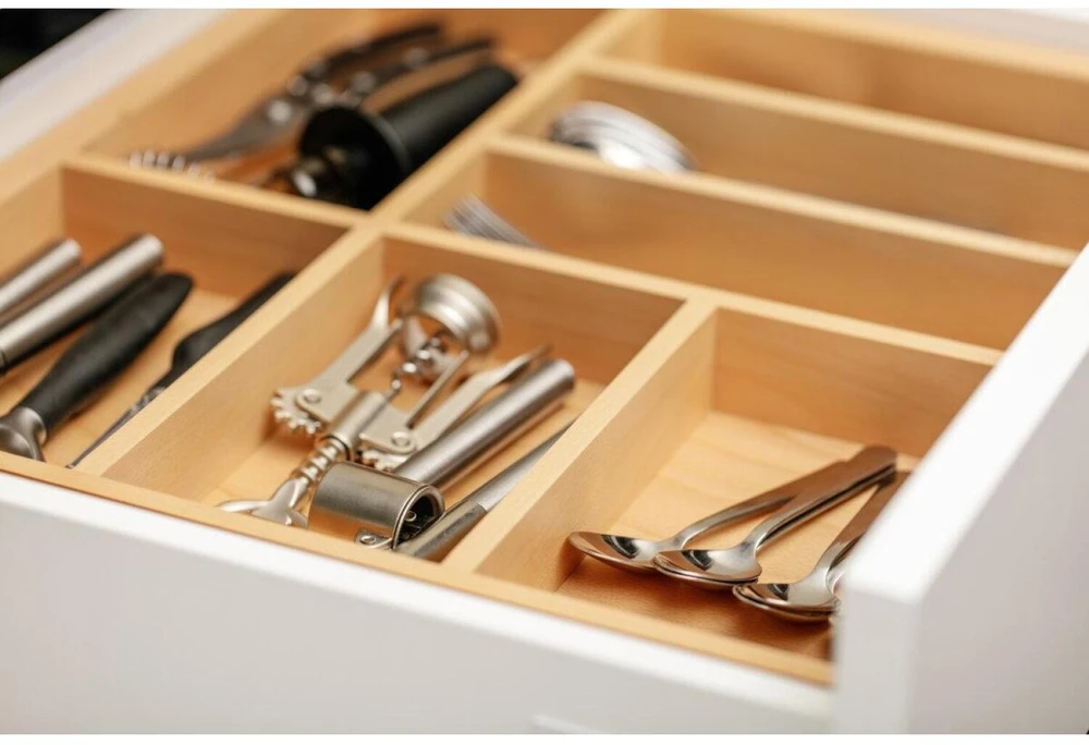 GTV Adjustable (beech) insert for 600-1000mm cabinets with AXIS/MB drawer L=450