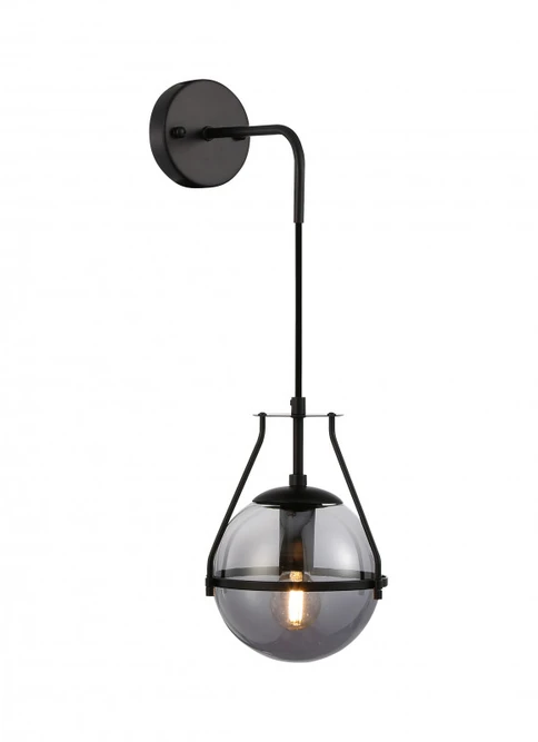 GTV Sieninis šviestuvas DROP 4, 7325, AC220-240V, 50/60Hz, 1*E27, maks. 40W, juodas