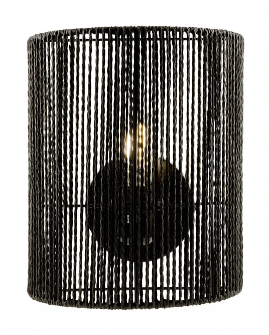 GTV Sieninis šviestuvas FORESTO 3, 6144, AC220-240V, 50/60Hz, 1*E27, maks. 40W, juodas