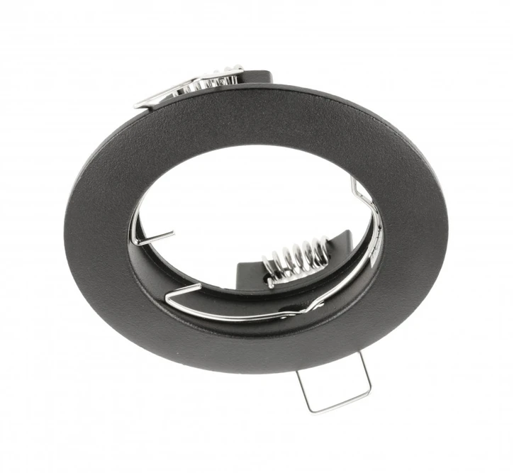 GTV Ceiling spotlight PORTO, IP20, round,juodas, TYPE 5514