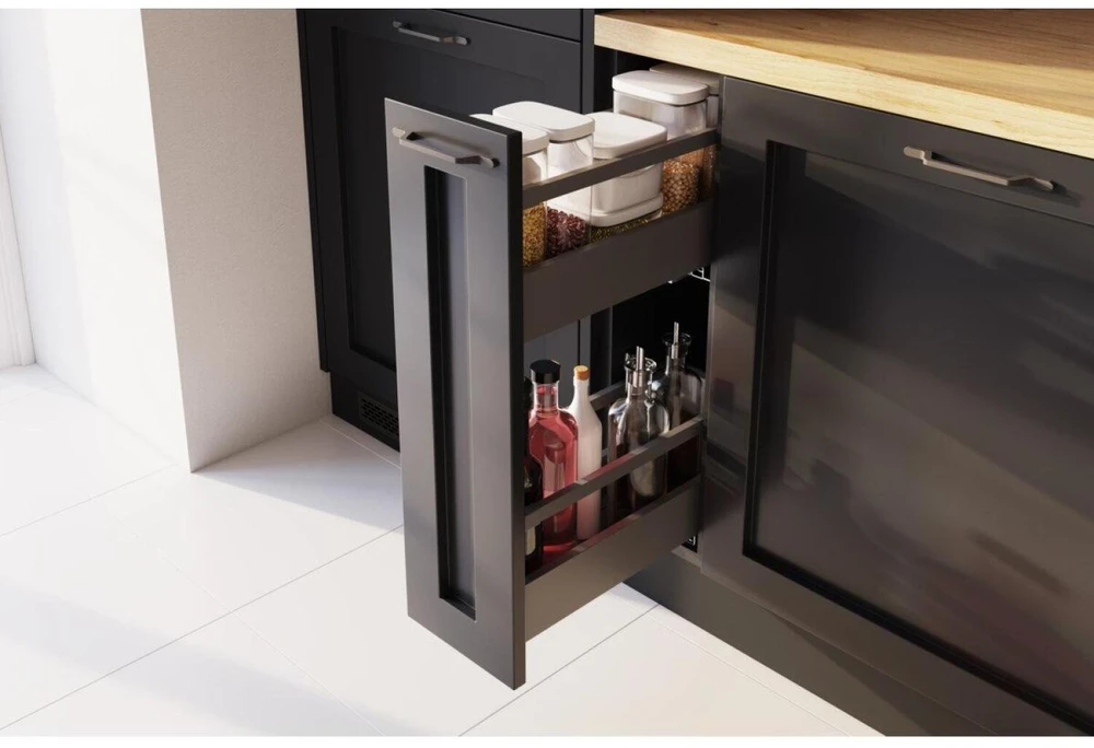 GTV Drawer system AXISPRO 400mm anthracite - low H84