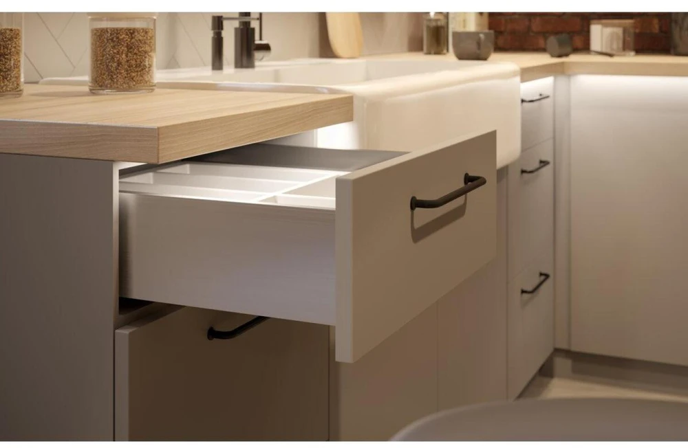 GTV Drawer system AXISPRO 500mm baltas - medium size H116