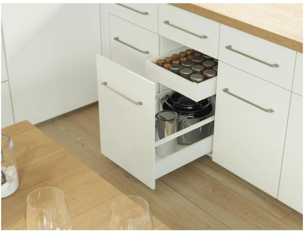 GTV AXISPRO 250mm Drawer Baltas - Low H84