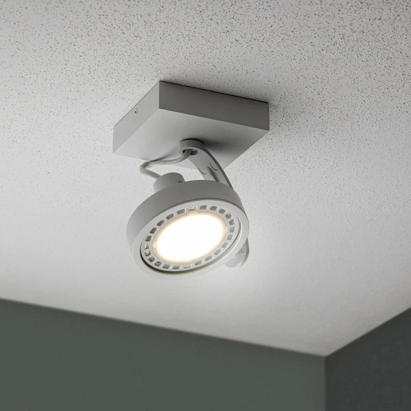 GTV Lubinis šviestuvas Wally,4342AC220-240V, 50/60 Hz, IP 20,1*GU10, ES111, viengubas, baltas