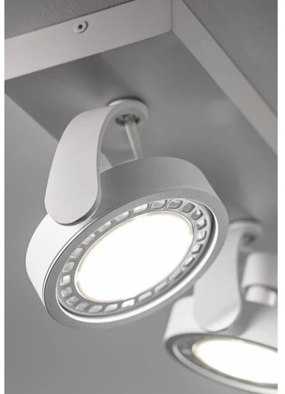 GTV Lubinis šviestuvas Wally,4373,AC220-240V, 50/60 Hz, IP 20,2*Gu10,ES111, dvigubas, baltas