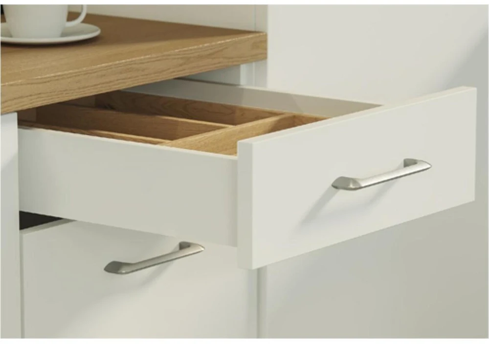 GTV AXISPRO low drawer set 300mm, baltas, H84