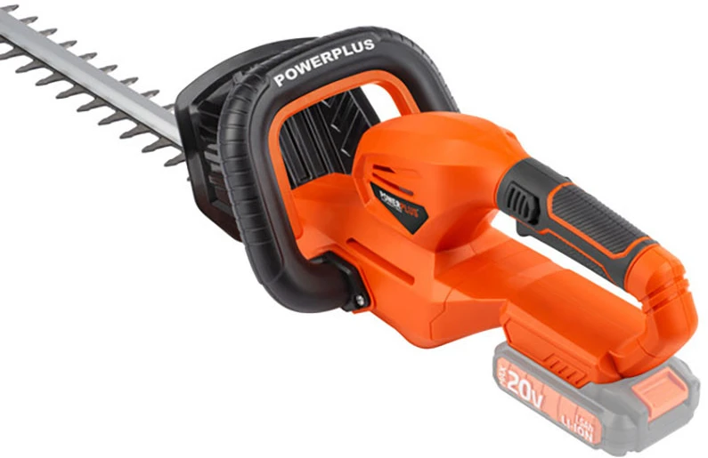 POWERPLUS Dual Power Dvigubo maitinimo aukščio dydis Powdpg75320 Baterija - 20 V, Baterija ir įkroviklis pridedamas, 580 mm ašmenys, 18 mm nuokrypis
