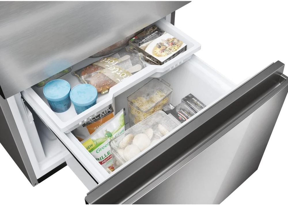 Šaldytuvas Haier 3D 60 Serie 5 HTW5620DNMG Freestanding 414 L D Sidabrinis