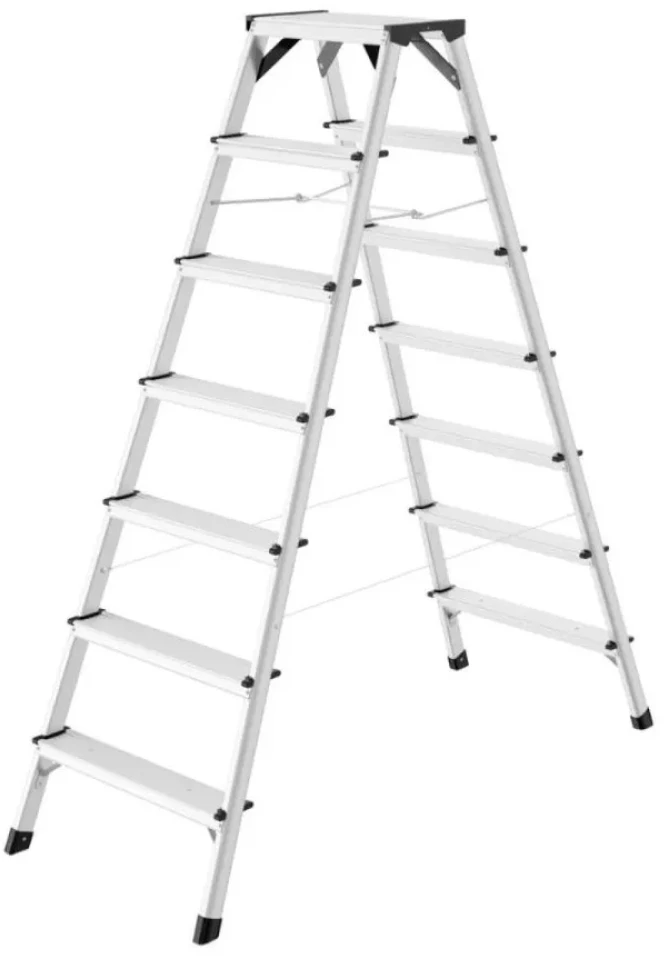 Hailo D60 StandardLine 2x7 laiptelių dvipusės kopėčios