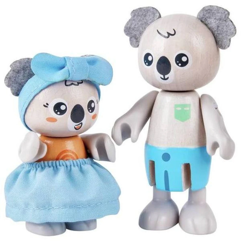 Figūrėlė Hape koalų šeimos žaislinė figūrėlė