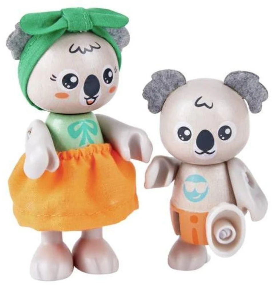Figūrėlė Hape koalų šeimos žaislinė figūrėlė