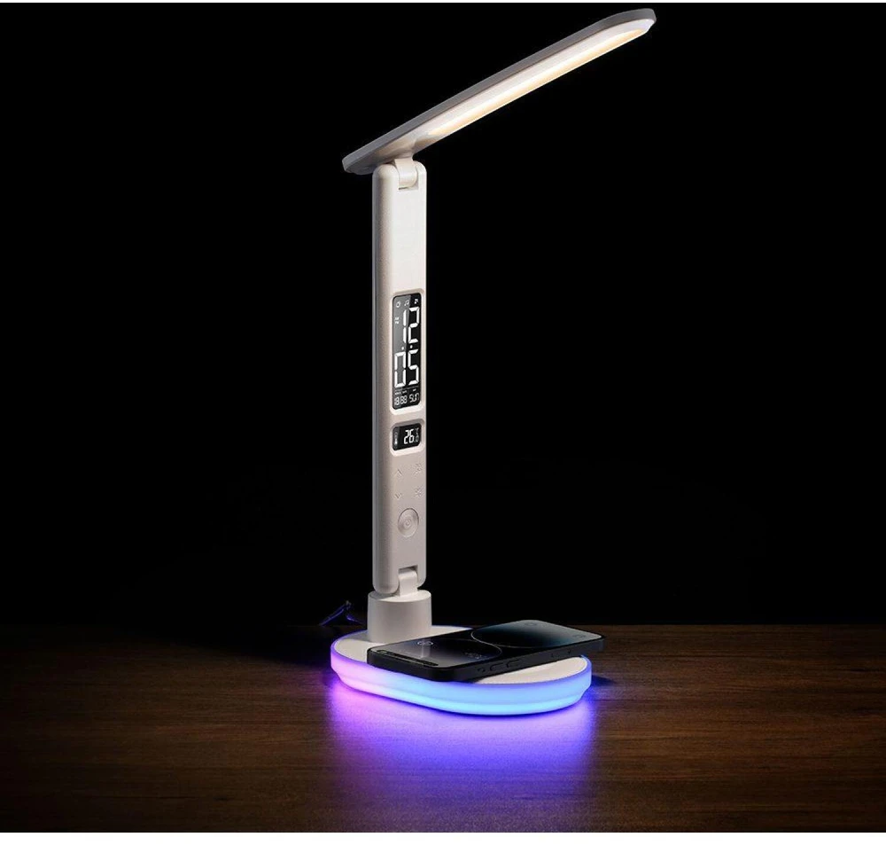 Hawk HW-LAMP03 LED stalinė lempa balta RGB