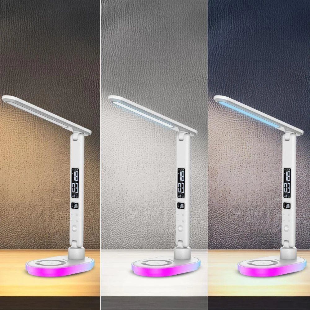 Hawk HW-LAMP03 LED stalinė lempa balta RGB