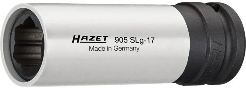 Hazet Steckschlüssel 905SLG-17, 1/2" (baltas, mit farbiger Hülse, für Alu-Felgen, 17mm)