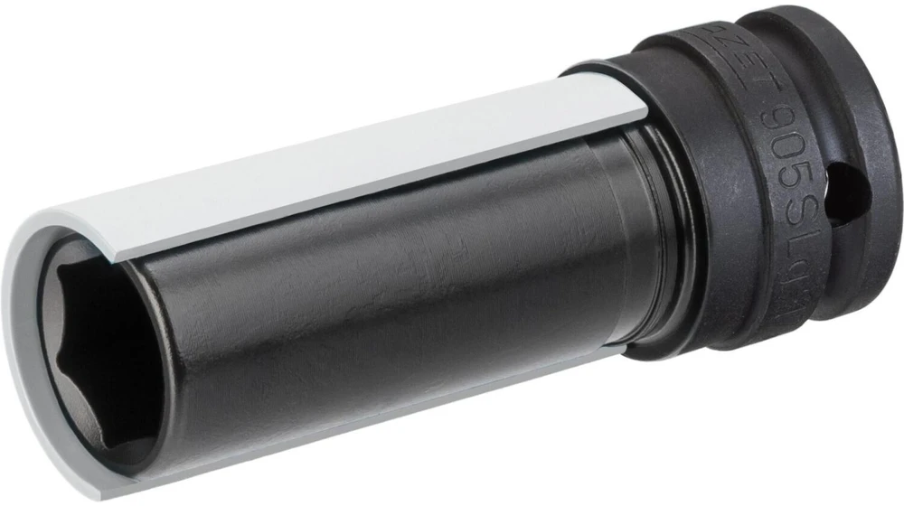 Hazet Steckschlüssel 905SLG-17, 1/2" (baltas, mit farbiger Hülse, für Alu-Felgen, 17mm)