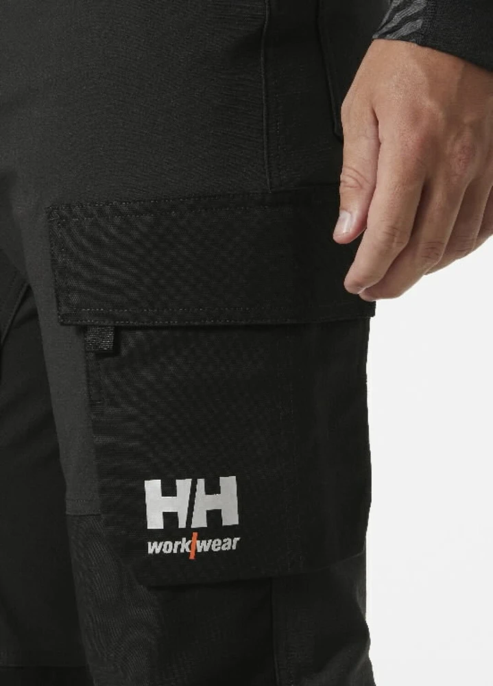 Helly Hansen Darbo kelnės Helly Hansen Oksfordo elastinė medžiaga, juodos