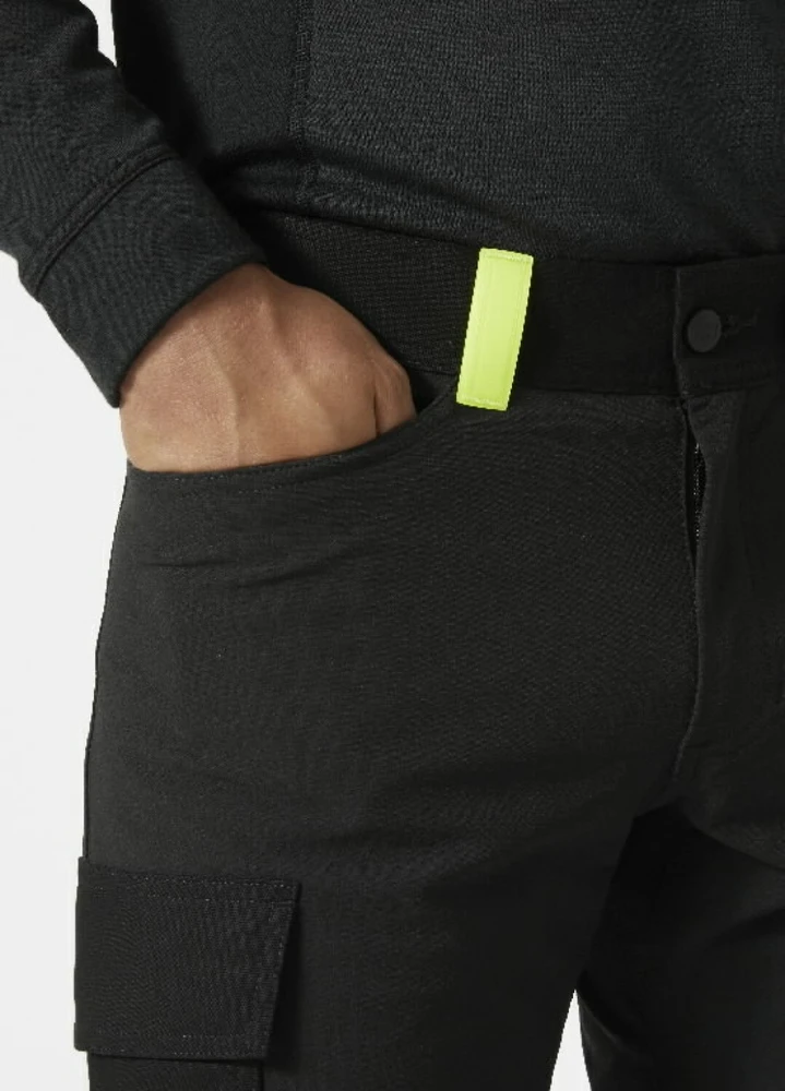 Helly Hansen Darbo kelnės Helly Hansen Oksfordo elastinė medžiaga, juodos