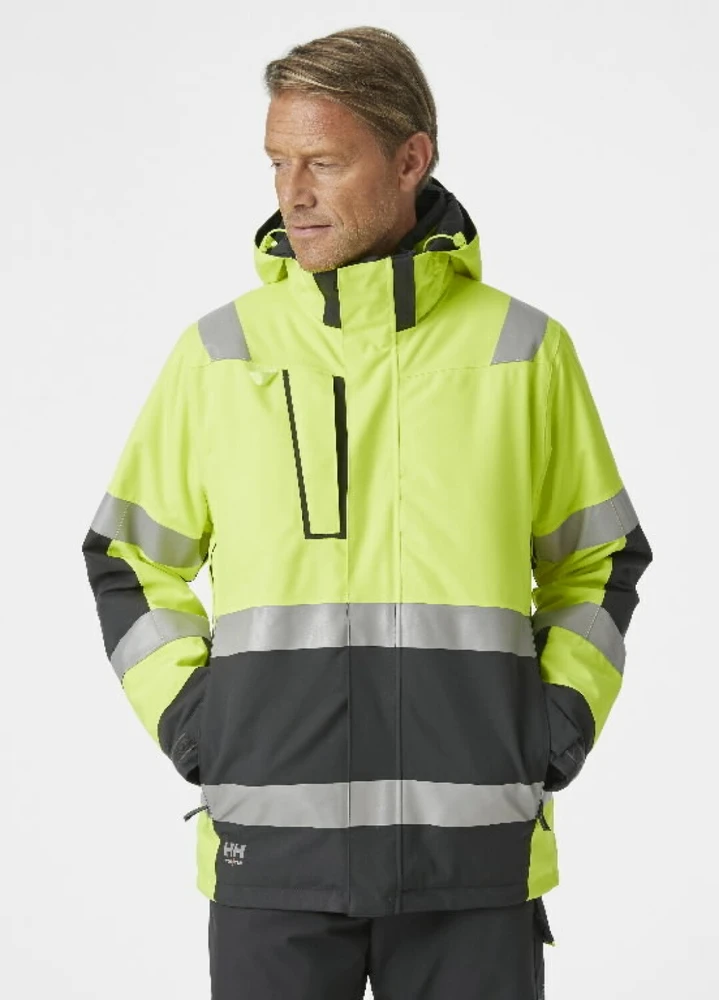 Striukė vyriška Helly Hansen Winter reflective jacket HELLY HANSEN Alna 2.0, yellow 2XL