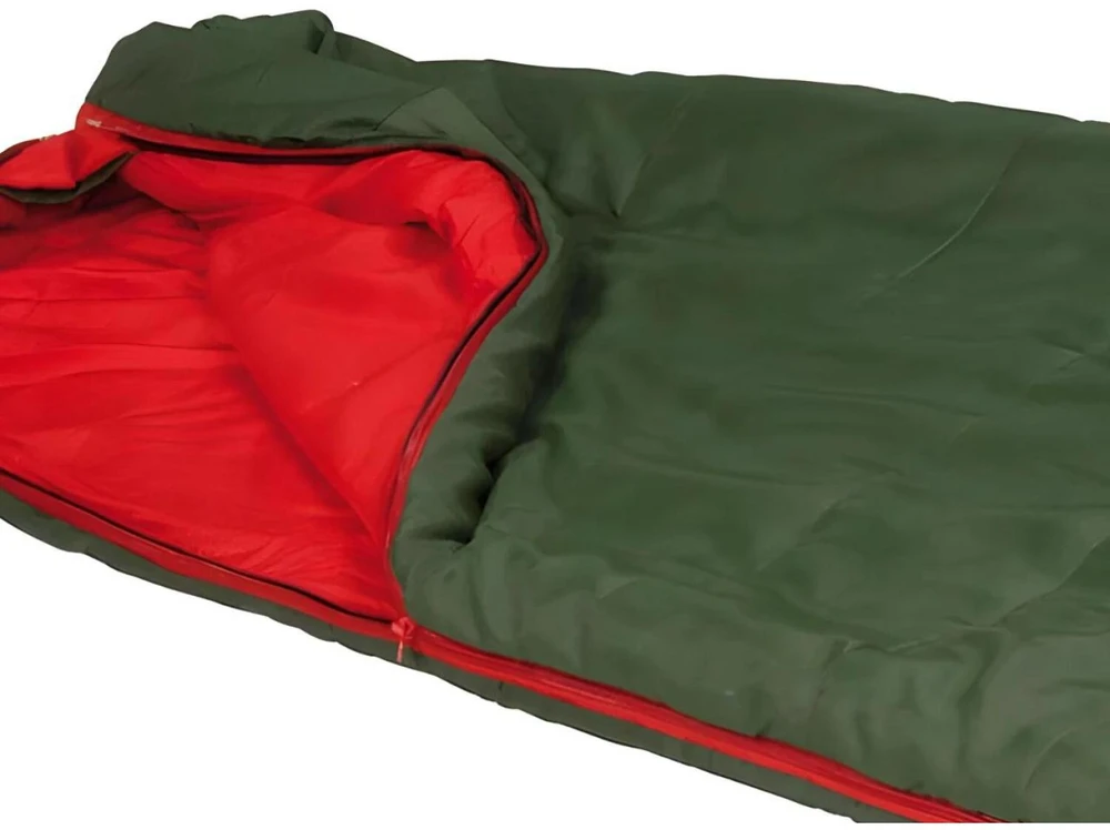 Miegmaišis High Peak Pak 1000 Eco 220x80x50 cm zielono-raudona 23251