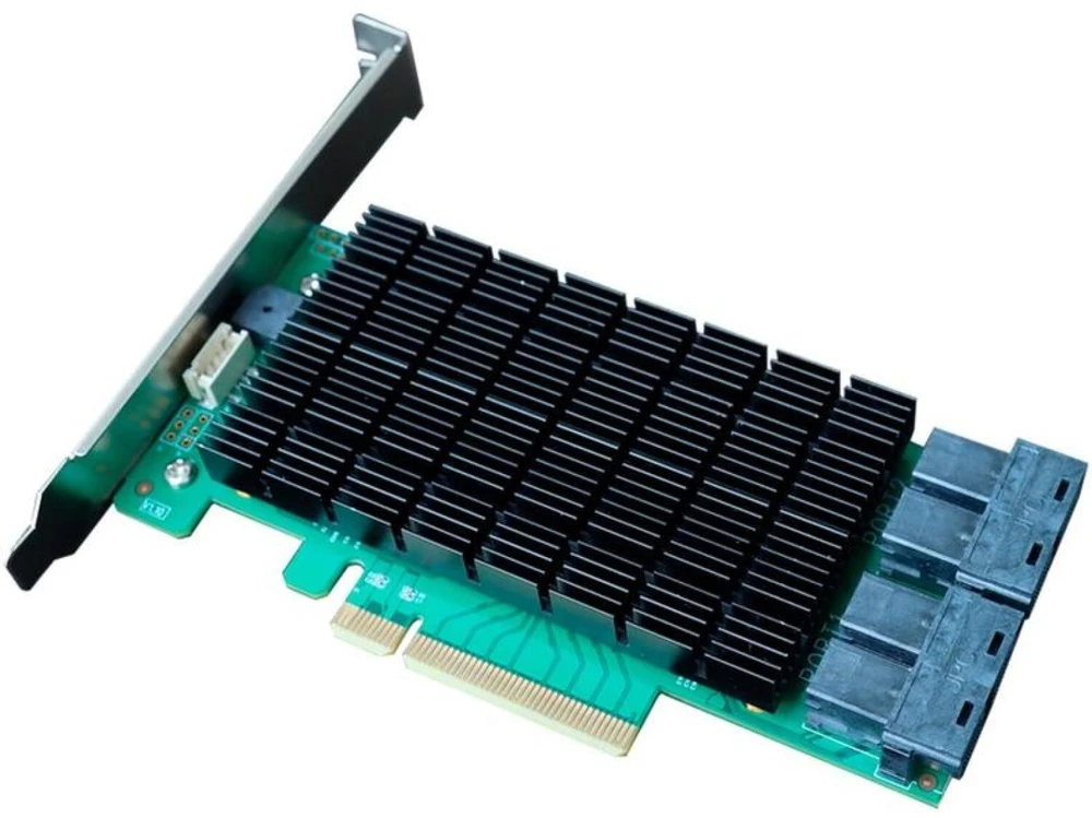 HighPoint Rocket 720L 16x Port to PCIe 3.0 x8 12Gb/s SAS DAS
