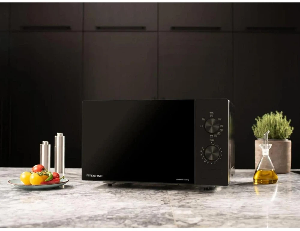 Mikrobangų krosnelė Hisense H20MOBP1G microwave Juodas Grilis microwave Countertop 20 L 700 W