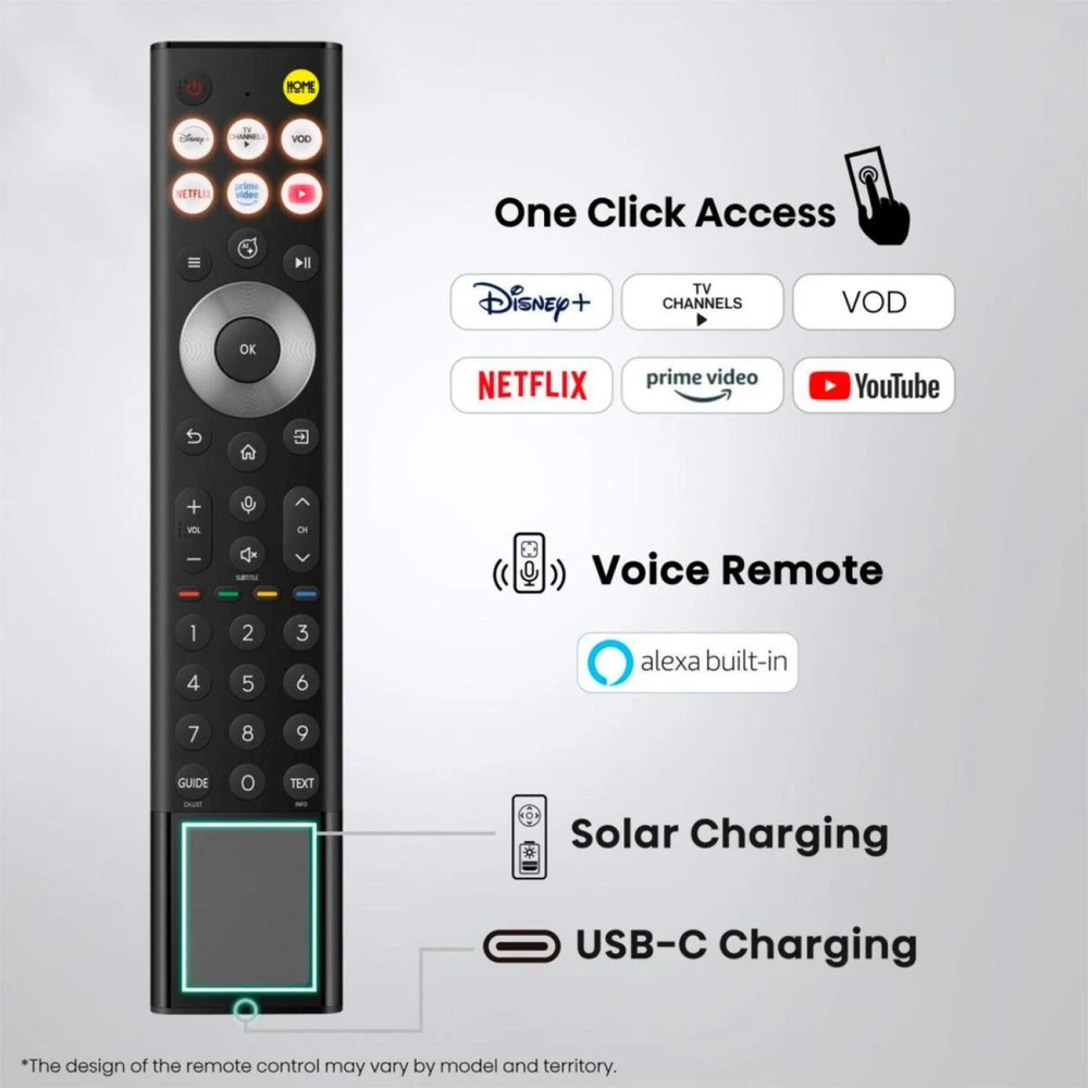 Hisense televizorius 65UR8DS, 164 cm, 4K UHD, 180 Hz, RGB MiniLED, HDR10+, Dolby Vision, HDMI 2.1, VIDAA Smart OS