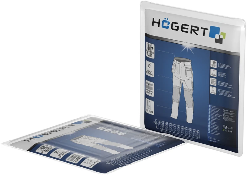 HOGERT WURNITZ elastinės apsauginės kelnės dkgrey XL (54)
