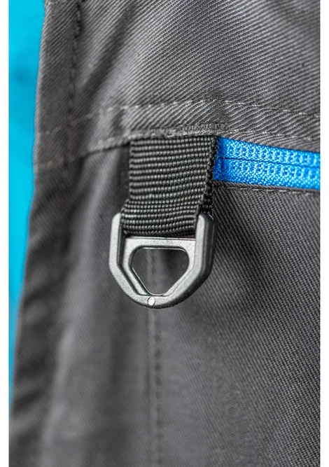 HOGERT WURNITZ elastic protective bib trausers dark pilka L (52)
