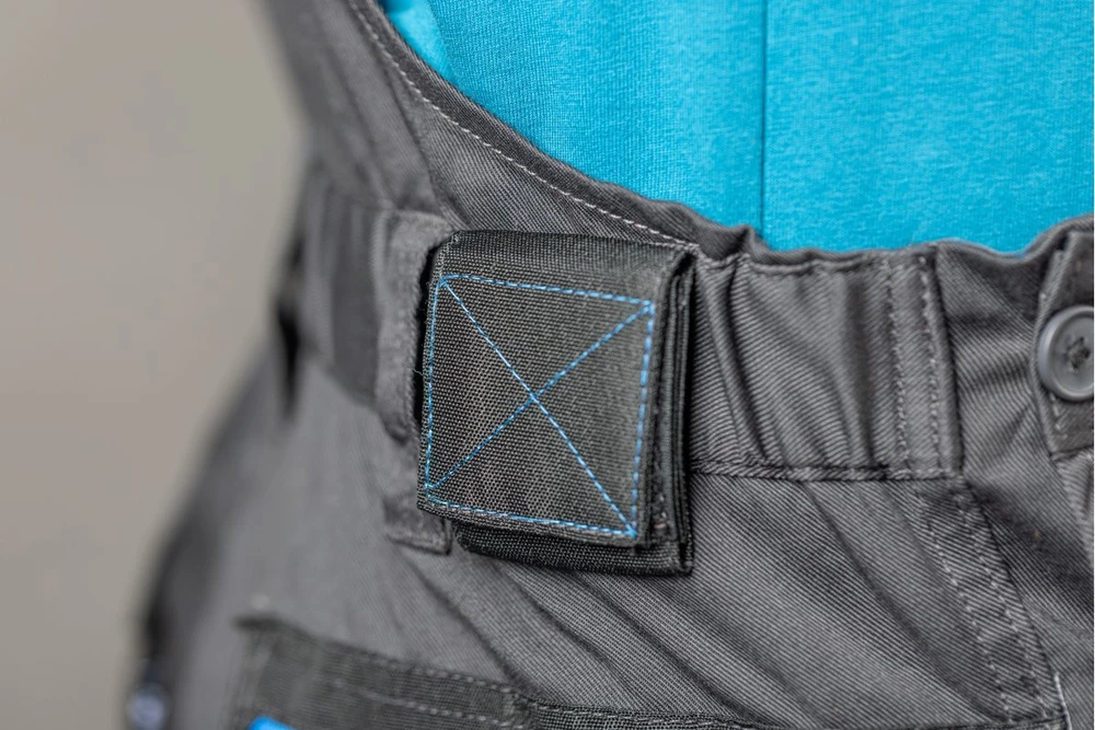 HOGERT WURNITZ elastic protective bib trausers dark pilka L (52)
