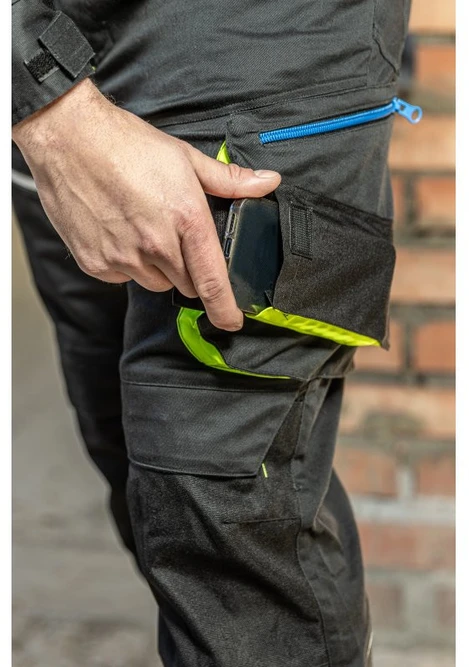 HOGERT REETZ elastic protective trausers juodas S (48)