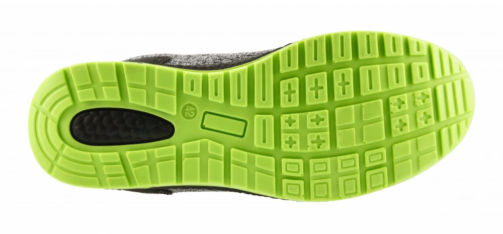 HOGERT KEMNITZ safety shoes LACE SYSTEM S1PS SR FO pilka melange/žalias 45