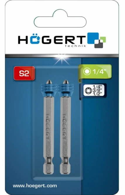 HOGERT KOŃCÓWKA 1/4"x65mm Z OGRANICZNIKIEM PH2