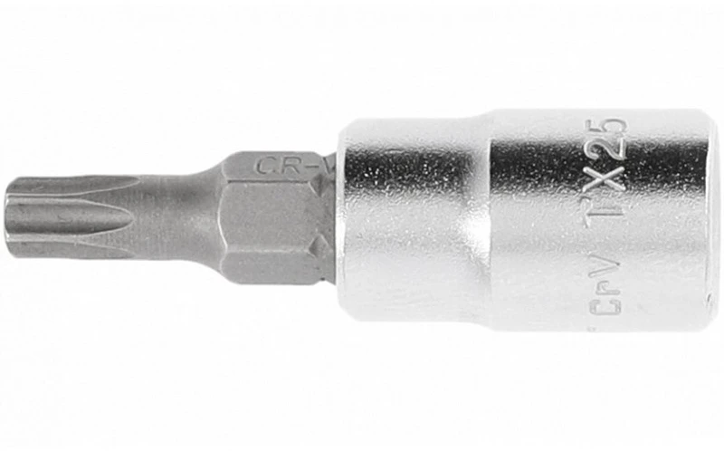 HOGERT Tamperinis torx bito lizdas su 40 mm, 1/4" skyle