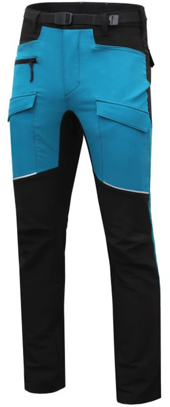 HOGERT BEELITZ elastic trausers ocean mėlynas/juodas M (50)